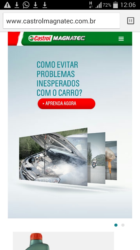 Novo site da Castrol Magnatec oferece dicas exclusivas de proteção para o carro
