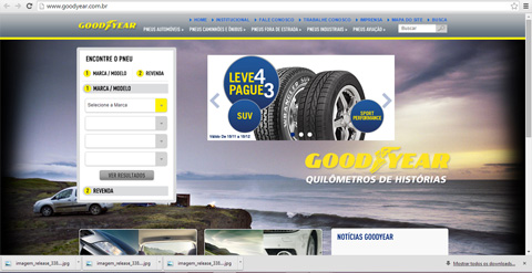 Goodyear lança aplicativos para IOS e Android