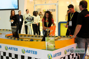 Autorama simuladores, e muitas atrações fizeram a diversão do público 