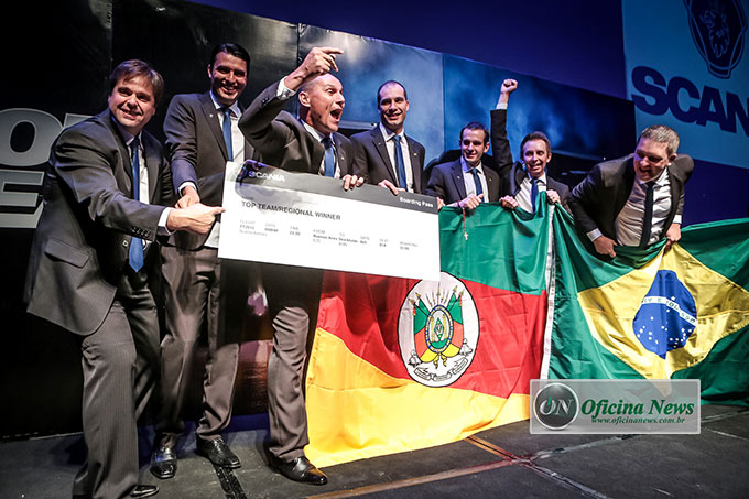 Brasileiros garantem vaga na final da competição de serviços da Scania