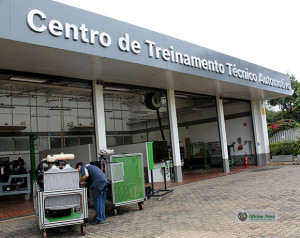 Fachada da escola técnica da Bosch 