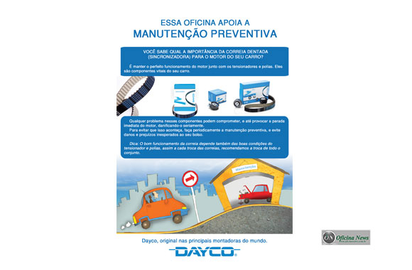 Ações em oficinas marcam mês da manutenção preventiva da Dayco