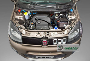 Motor é o conhecido Fire Evo Flex 1.0 de 75 cv de potência no álcool