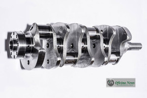 Motor é construído com um virabrequim de perfil plano