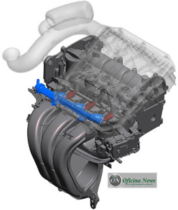 Coletor integrado e velas em nova posição