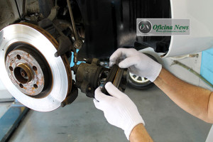 Troca das pastilhas de freio do Volkswagen SpaceFox