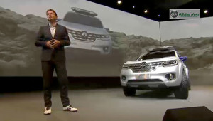Laurens van de Acker, designer chefe da Renault, apresentou o Alaskan