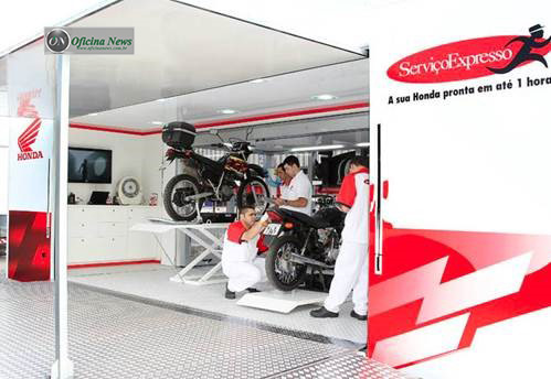 Honda oferece revisão preventiva no Salão Duas Rodas