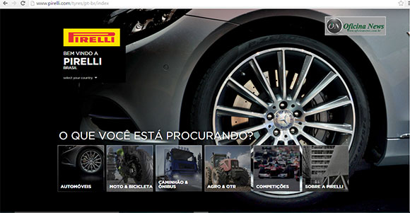 Pirelli lança novo site que conta a história da marca