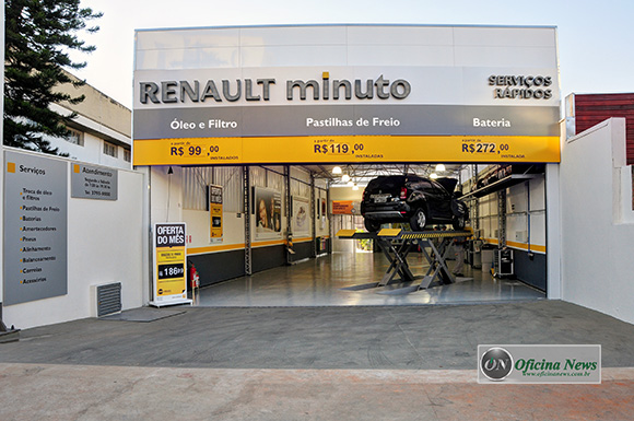 Oficina Renault Minuto agora atende em Niterói