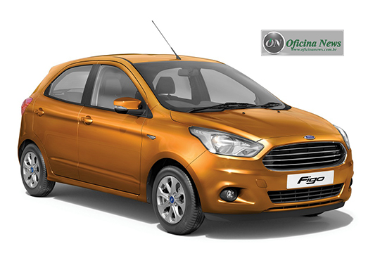 Ford mostra Novo Figo e GT vermelho no Salão de Dubai