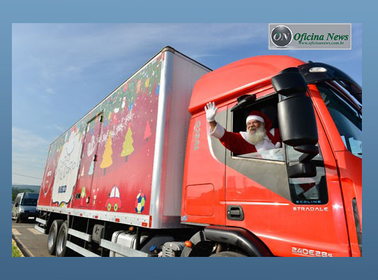 Iveco distribui presentes de Natal para crianças de Minas Gerais