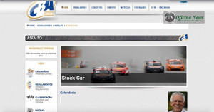 Site da CBA ainda não traz calendários das principais categorias nacionais (Foto Site CBA)