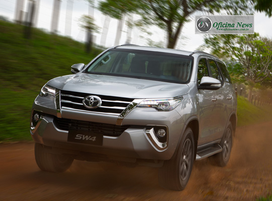 Toyota lança nova geração da SW4 com duas opções de motor
