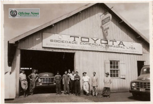 Primeiros caminhões Toyota montados no Brasil, 1952 (divulgação TdB)