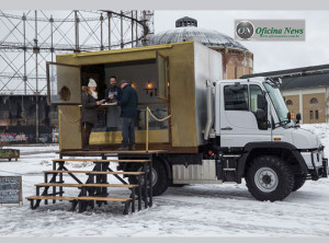 Unimog é transformado em Foodtruck na Finlândia
