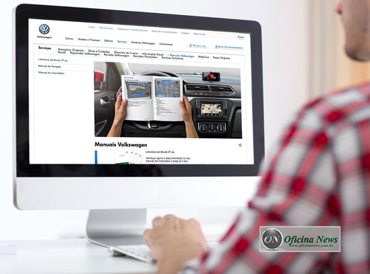 Manuais dos veículos Volkswagen estão disponíveis na internet
