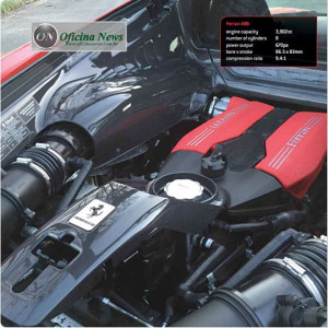 Ferrari 3,9 dois turbos, 670 cv, Motor do Ano