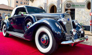 Imponente e raro Lincoln V12 conversível de 1936, o melhor.