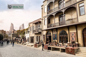 Situada 28 metros abaixo do nível do mar, Baku é a principal metrópole do Mar Cáspio (Foto BakuCircuit.Com)