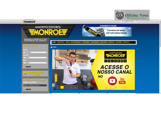 Monroe inicia série de cursos gratuitos a mecânicos na internet