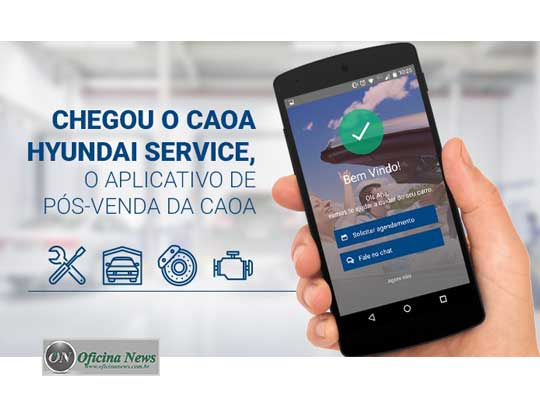 Hyundai Caoa fornece aplicativo para agendamento de serviços