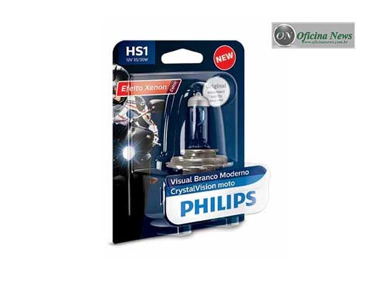 Philips ressalta lâmpadas CrystalVision para motocicletas  