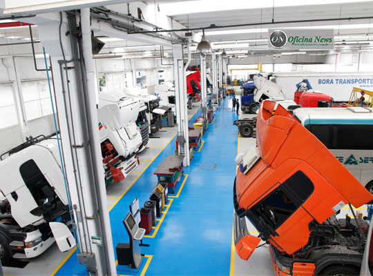 Scania começa padronização da área de serviços no Brasil