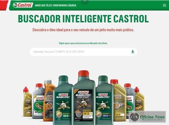 Castrol apresenta o seu novo Buscador de Óleo Inteligente