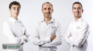 George Russell (E), Robert Kubica e Nicholas Latifi: o trio da Williams para o ano que vem (Williams)