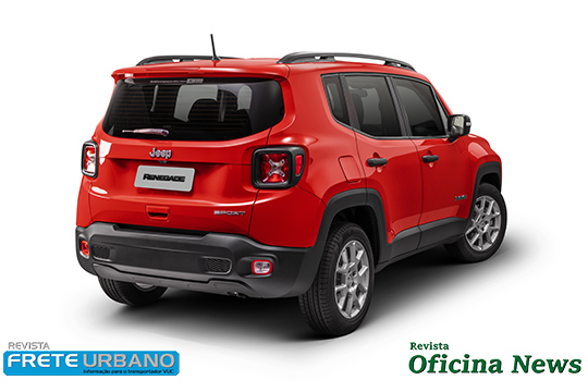 Oficina News Frete Urbano Jeep Renegade Sport 250 mil unidades