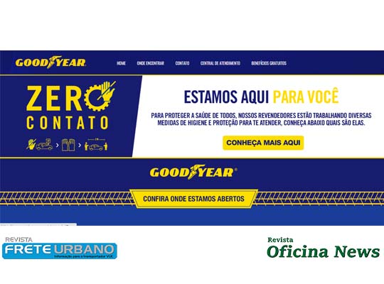 Goodyear oferece reparação gratuita de pneus furados