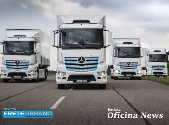 Caminhões e ônibus elétricos da Daimler rodam 7 milhões de Km 