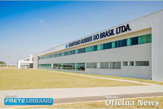 Fachada da fábrica da Sumitomo Rubber do Brasil (2)
