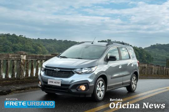 Chevrolet Spin: motor 1.8 flex com transmissão AT6