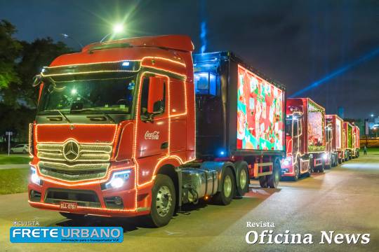 Mercedes-Benz Novo Actros participa da Caravana da Coca-Cola