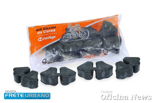 Cofap coloca na reposição linha de kit de coxim da coroa para motos 