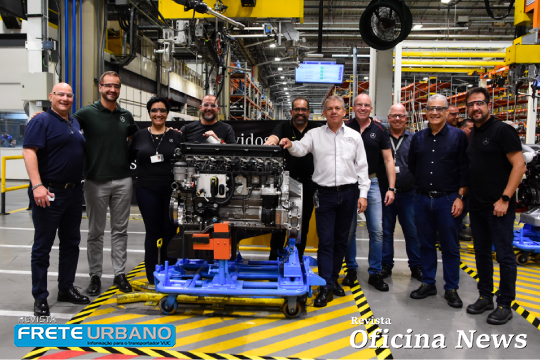 Mercedes-Benz do Brasil registra 350 motores exportados