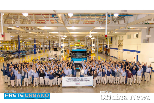 DAF comemora 10 anos de Brasil com 30 mil caminhões produzidos