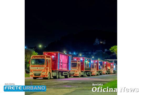 Caminhões Volkswagen são atrações da Caravana Iluminada